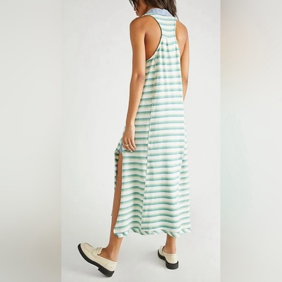 Free People Downtown Midi Dress . - Picture 3 of 7